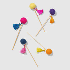 Pom Pom Party Stirrers (10 Count) S3037 - Pretty Day