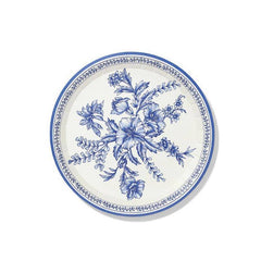 7.25" French Toile Dessert Plates - 10 Pack S1103 - Pretty Day