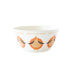 Wobble and Gobble Reusable Bamboo Bowl - Pretty Day
