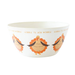 Wobble and Gobble Reusable Bamboo Bowl - Pretty Day