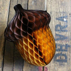 14" Honeycomb Acorn Decoration S6161 - Pretty Day