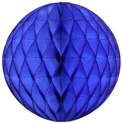 Dark Blue Tissue Paper Honeycomb Balls - Pretty Day