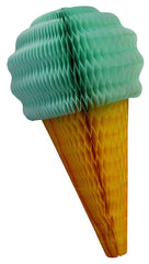 Large 20" Honeycomb Ice Cream Decoration- Mint Green S6160 - Pretty Day