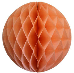 Peach Tissue Paper Honeycomb Balls - Pretty Day