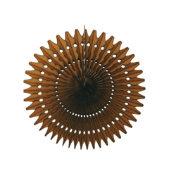 Brown Tissue Paper Fans - Pretty Day
