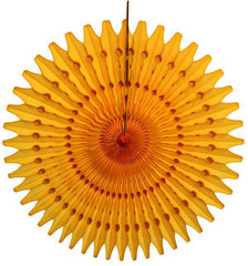 Golden Sun Tissue Paper Fans - Pretty Day