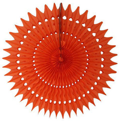 Orange Tissue Paper Fans - Pretty Day