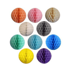 8" Honeycomb Balls - Medium (Choose your color) - Pretty Day