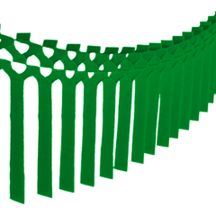 Green 12 Ft Tissue Macrame Garland - Pretty Day