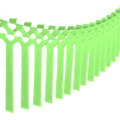 Lime Green 12 Ft Tissue Macrame Garland - Pretty Day