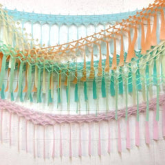 12 Ft Tissue Macrame Garland - Pretty Day