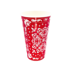 Red Bandana Cups 8pk S9015 - Pretty Day