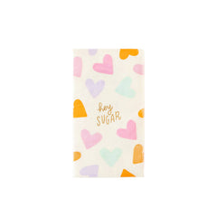 My Mind’s Eye - PLNP109 - Gold Foil Hey Sugar Guest Towel - Pretty Day