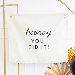 My Mind’s Eye - GRD1021 - Hooray Canvas Banner - Pretty Day