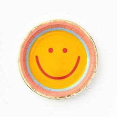 Yay Happy Plate Small-10pk. - Pretty Day