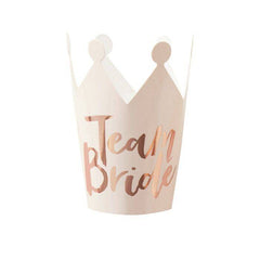 Bachelorette Party Team Bride Paper Crowns S5062 - Pretty Day