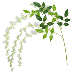 Artificial White Wisteria Wedding Garland S5110 S5111 - Pretty Day