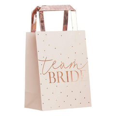 Blush Pink Team Bride Bachelorette Party Bags S7090 - Pretty Day