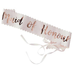 Maid of Honor Bachelorette Party Sash S2078 - Pretty Day