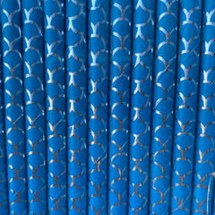 Blue Mermaid Scale Eco Friendly Paper Straws S1061 - Pretty Day