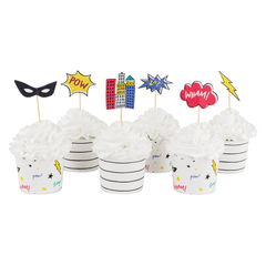 Superhero Cupcake Decorating Set S10421040 - Pretty Day