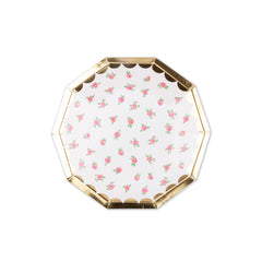 Lola Dutch Tea Rose Small Plates - 8 Pk S4096 - Pretty Day