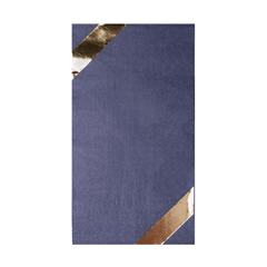 Navy and Copper Paper Party Napkins S1157 - Pretty Day