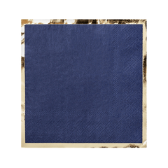 Navy and Gold Paper Cocktail Napkins S1152 - Pretty Day