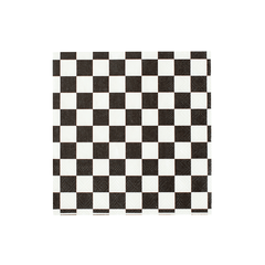 Black Checkered Cocktail Napkins - 20 Pk S9325 - Pretty Day