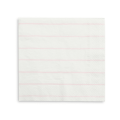 Frenchie Striped Blush Pink Napkins Large- 16 Pk S4196 - Pretty Day