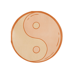 Peace & Love Yin & Yang Large Napkins - 16 Pk S4116 - Pretty Day