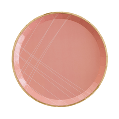 9" Pink Feliz Cumpleaño Dinner Plates - 8 Pack S0158 - Pretty Day