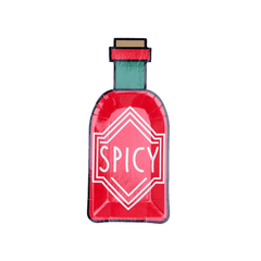 Hot Sauce Spicy Bottle Party Plates - Small S2168 - Pretty Day
