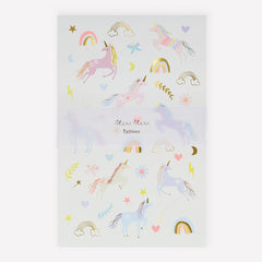 Unicorn Tattoo Sheets S1146 (x 2 sheets) - Pretty Day