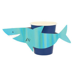 Under The Sea Shark Party Cups - 8pk S7088 - Pretty Day