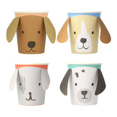 Puppy Dog Party Cups (x 8) S0154 - Pretty Day