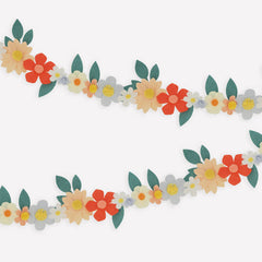 Spring Easter Felt Flower Garland S8043 - Pretty Day