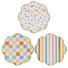 Colorful Pattern Party Large Plates - Pretty Day