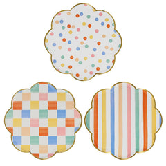 Colorful Pattern Party Large Plates - Pretty Day