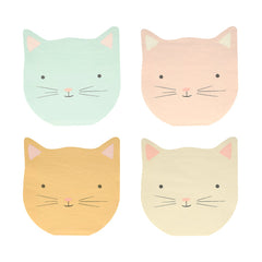 Pastel Kitty Cat Party Napkins 16pk S3061 - Pretty Day