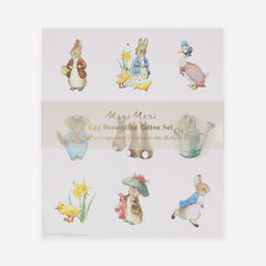 Peter Rabbit Egg Decorating Tattoo Sheet-27 Tattoos S7092 - Pretty Day