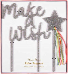 Make A Wish Acrylic Cake Topper S3017 - Pretty Day