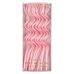 Pink Swirly Birthday Candles S2090 - Pretty Day