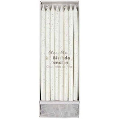 Silver Glitter Birthday Candles S3031 - Pretty Day
