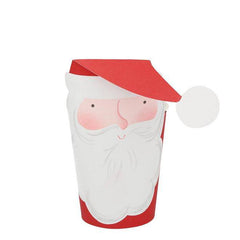 Christmas Jolly Santa Paper Party Cups M106061 - Pretty Day
