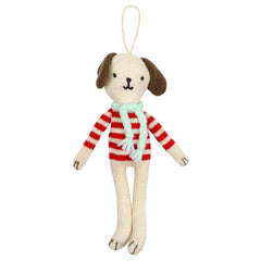 Stripy Dog Tree Decoration S4092 - Pretty Day