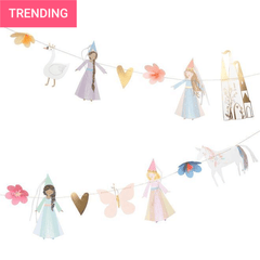 Magical Princess Party Garland Banner S0115 S0037 - Pretty Day