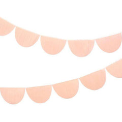 Peach Tissue Paper Scallop Garland S3038 - Pretty Day