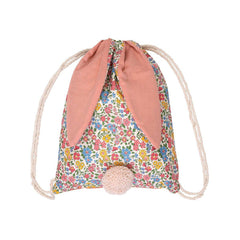 Meri Meri Floral Bunny Drawstring Backpack Bag S8038 - Pretty Day