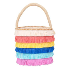 Colorful Raffia Fringe Woven Straw Bag S5007 - Pretty Day
